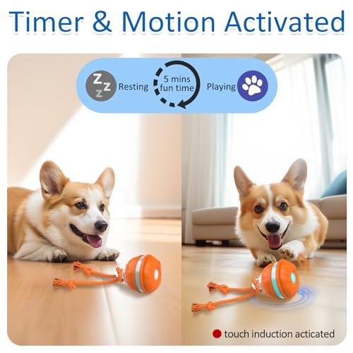 Interactive Motion Activated Dog Ball – Automatic Rolling Toy for Dogs - Image 2