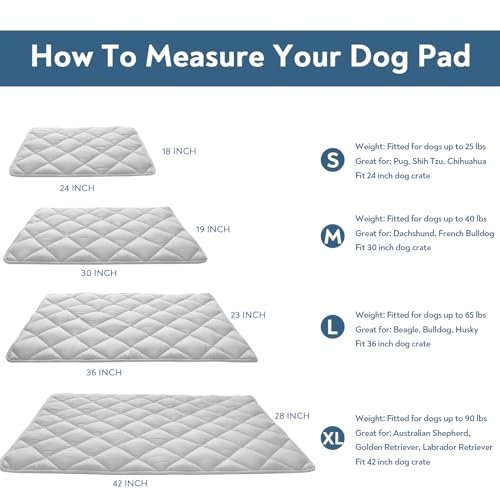 "Soft Dog Crate Mat 2 Pack - Washable, Non-Slip Pads for 24 Inch Crates" - Image 5