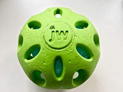 JW Crackle Heads Crunchy Noise Dog Toy – Large, Durable Fetch Ball - Image 5