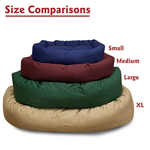 Majestic Pet Large Calming Dog Bed - Soft, Fluffy Donut with Spine Support - Image 6