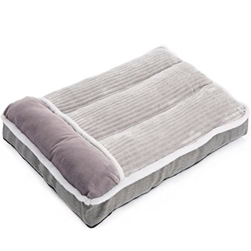 WINDRACING Large Dog Bed with Pillow, Soft Crate and Sofa Pet Bed - Image 2