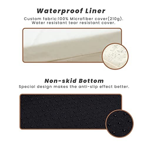 Laifug XL Orthopedic Memory Foam Dog Bed, Waterproof, Washable Cover - Image 5