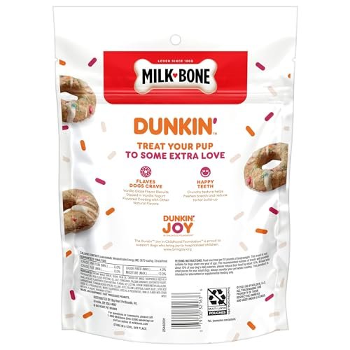 Milk-Bone Dunkin' Vanilla Glaze Dog Treats, Limited Edition, 8 oz - Image 3
