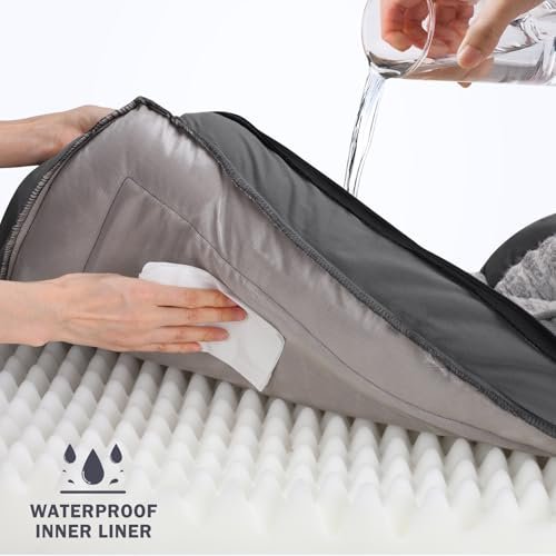 Orthopedic XL Dog Bed with Washable Cover, Waterproof Lining, Non-Skid Base - Image 3