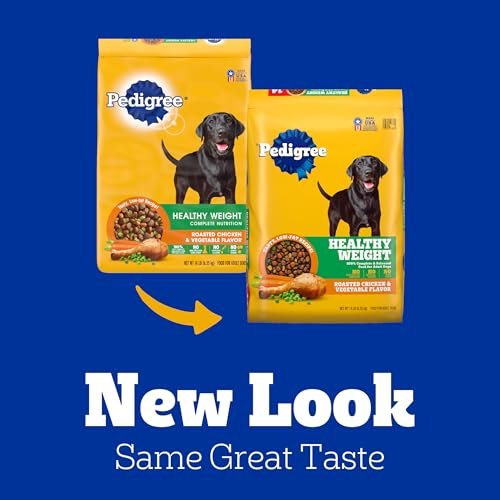 Pedigree Healthy Weight Dry Dog Food, Chicken & Veggie, 14 lb Bag - Image 3