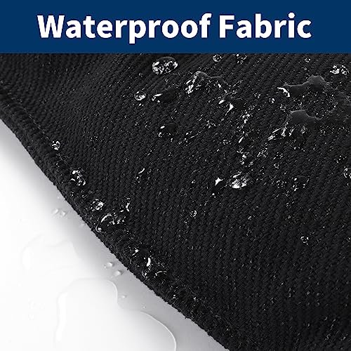 MABOZOO Chew-Proof Dog Bed - Durable, Washable Crate Pad (M, Black) - Image 7