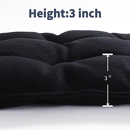 MABOZOO Chew-Proof Dog Bed - Durable, Washable Crate Pad (M, Black) - Image 6