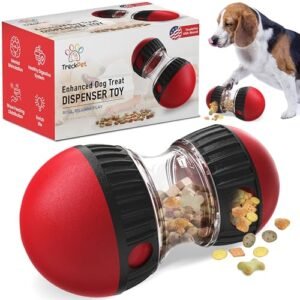 TRECKPET Enhanced Dog Treat Dispenser Toy-Premium Snoop Dog Toy-Dog Treat Toy with Adjustable Food Dispenser Suitable for Interactive Small-Medium and Large Dogs