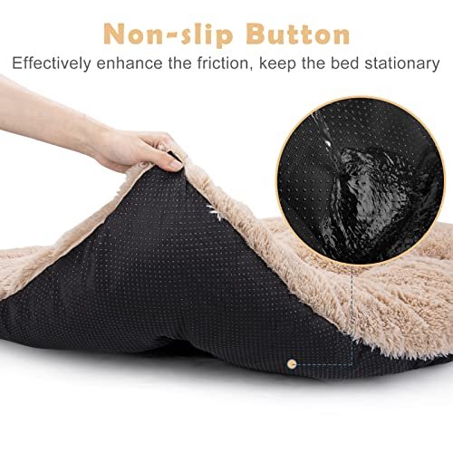 JOEJOY Ultra Soft Large Dog Bed - Washable, Anti-Slip Crate Pad 40"x27" - Image 3