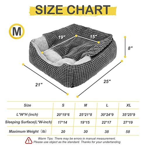 GASUR Hooded Dog Bed - Orthopedic, Anti-Anxiety, Warm & Washable - Image 4