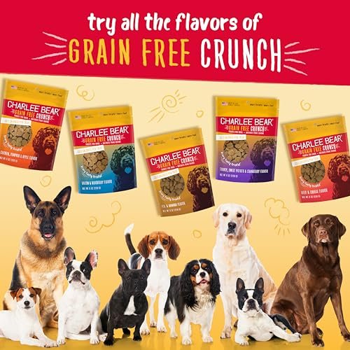 Charlee Bear Grain-Free Crunchy Dog Treats, Bacon & Blueberry, 8 oz - Image 9