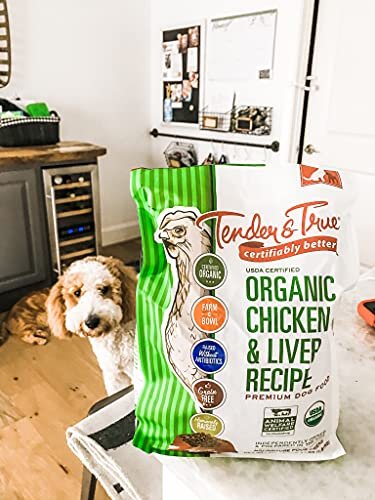 Tender & True Organic Chicken & Liver Dog Food, 4 lb – Healthy & Natural - Image 4