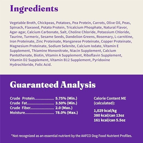 Halo Garden of Vegan Wet Dog Food, Plant-Based, 13oz Can (12 Pack) - Image 7