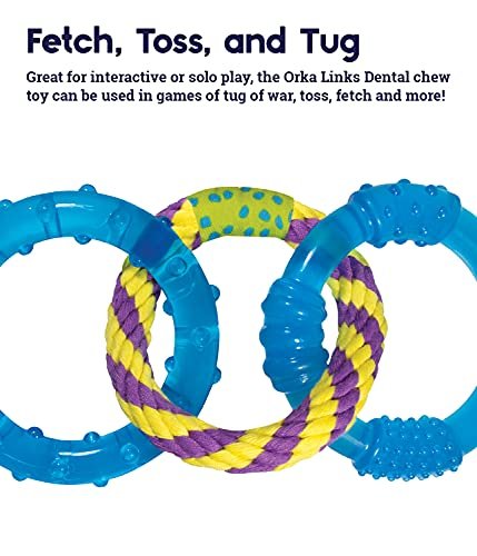 Petstages Orka Dental Links Chew Toy – Durable & Interactive Dog Toy - Image 6