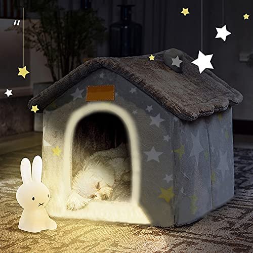 Cozy Foldable Indoor Dog House with Cushion – Warm Kennel for Pets - Image 7