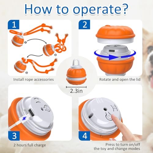 Interactive Motion Activated Dog Ball – Automatic Rolling Toy for Dogs - Image 6