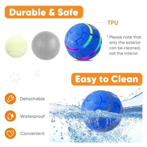 USB Rechargeable Motion Ball for Dogs - Interactive LED Toy for All Sizes - Image 5