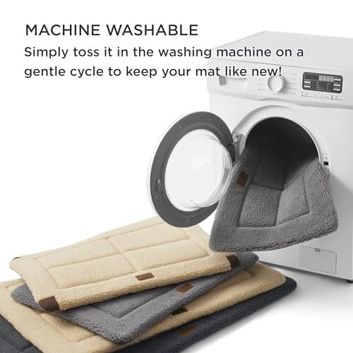 Bedsure Washable Dog Crate Bed - Reversible, Travel-Friendly Pet Mat 35"x23" - Image 6