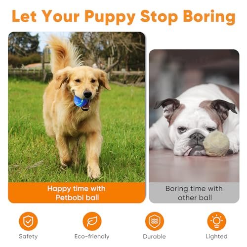 USB Rechargeable Motion Ball for Dogs - Interactive LED Toy for All Sizes - Image 4