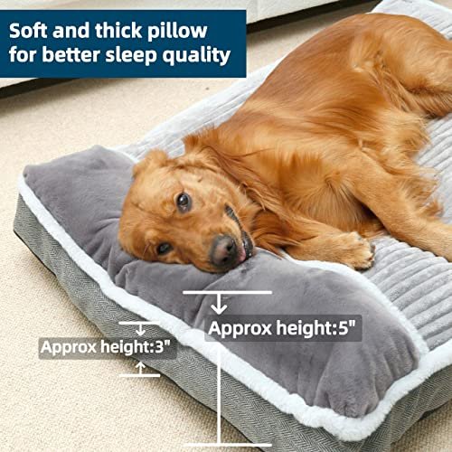 WINDRACING Small Dog Bed with Pillow, Soft Crate & Sofa Pet Mattress - Image 5