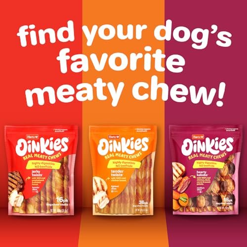 Hartz Oinkies Tender Chicken Twists – Rawhide-Free Dog Treats, 18 Ct - Image 8
