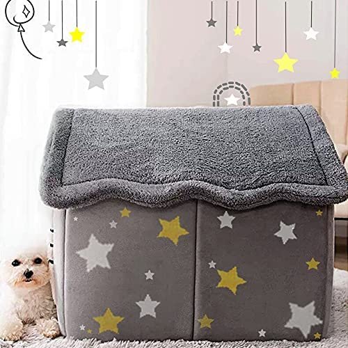 Cozy Foldable Indoor Dog House with Cushion – Warm Kennel for Pets - Image 6