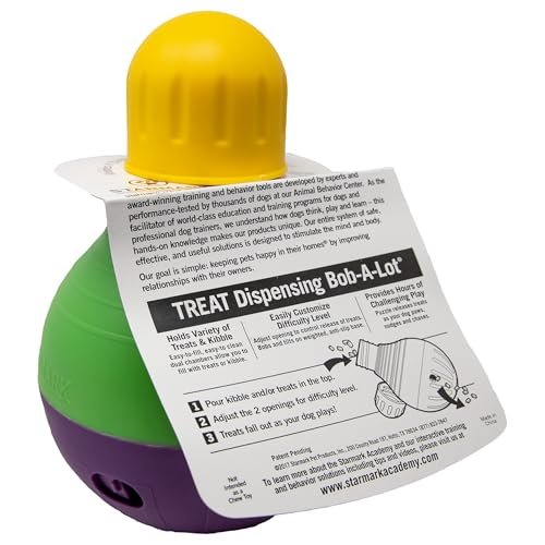 Starmark Bob-A-Lot Large Interactive Treat Dispensing Dog Toy - Image 3