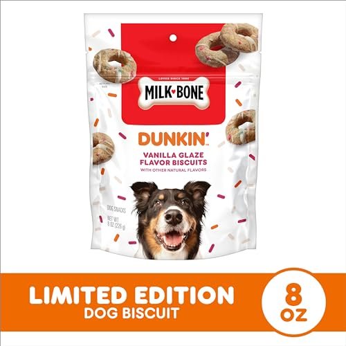 Milk-Bone Dunkin' Vanilla Glaze Dog Treats, Limited Edition, 8 oz - Image 2