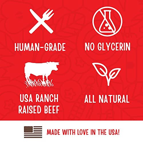 Full Moon Human-Grade Dog Treats, Essential Beef Bites, All-Natural, 14oz - Image 5