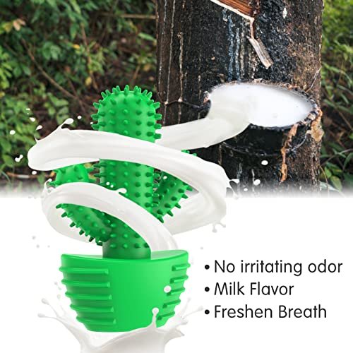 Durable Dog Chew Toy & Toothbrush for Aggressive Chewers, Squeaky Fun - Image 6