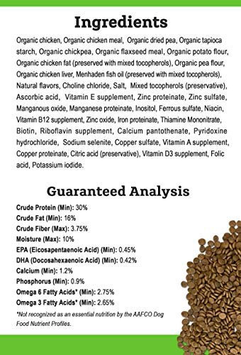 Tender & True Organic Chicken & Liver Dog Food, 4 lb – Healthy & Natural - Image 3