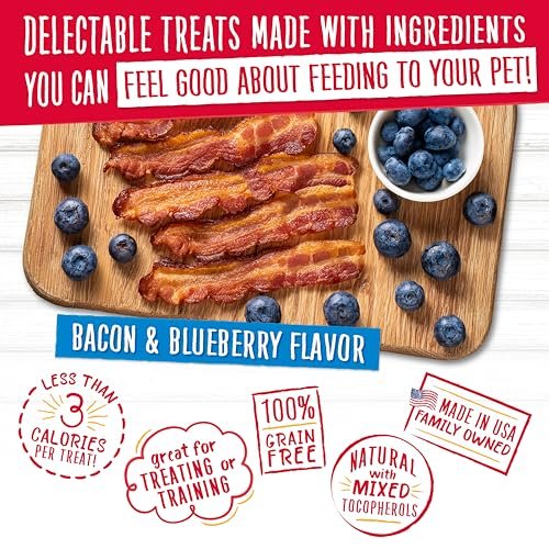 Charlee Bear Grain-Free Crunchy Dog Treats, Bacon & Blueberry, 8 oz - Image 6