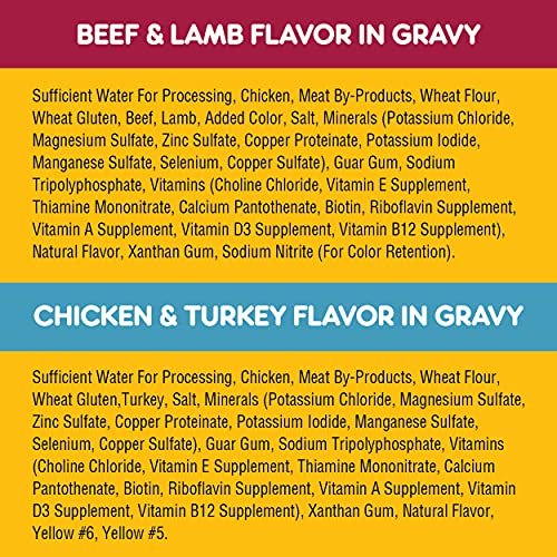 PEDIGREE High Protein Wet Dog Food Variety Pack, Chicken & Beef, 12 Cans - Image 4
