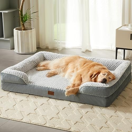 LEXTRO Orthopedic Medium Dog Bed - Cozy Foam Sofa with Washable Cover - Image 7