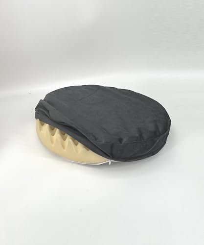 EechicSpace Waterproof Orthopedic Dog Bed – Washable Grey Velvet, 36” - Image 2