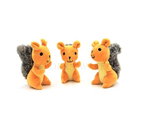 Interactive Squirrel Puzzle Toy for Dogs - Plush, Squeaky & Fun - Image 3