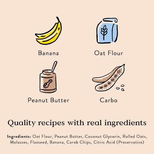 Peanut Butter Banana Dog Treats – Soft, Natural, Wheat-Free, 6 oz - Image 2