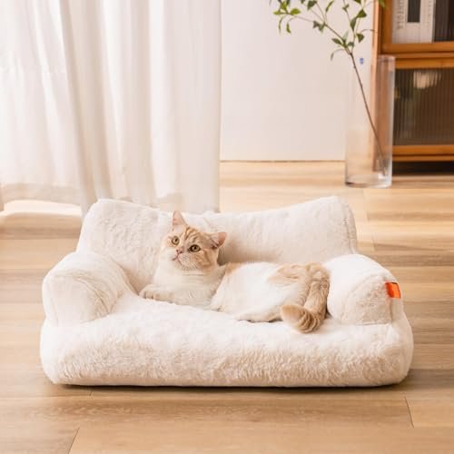 Soft Washable Pet Bed for Cats & Small Dogs – Anti-Slip Calming Sofa - Image 5