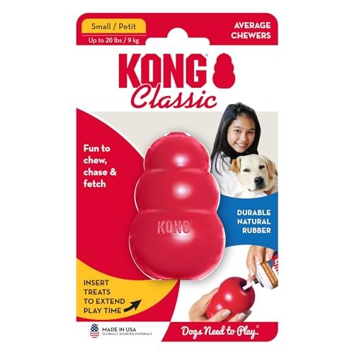 KONG Classic Dog Toy – Durable, Treat-Dispensing Chew & Fetch Toy - Image 9