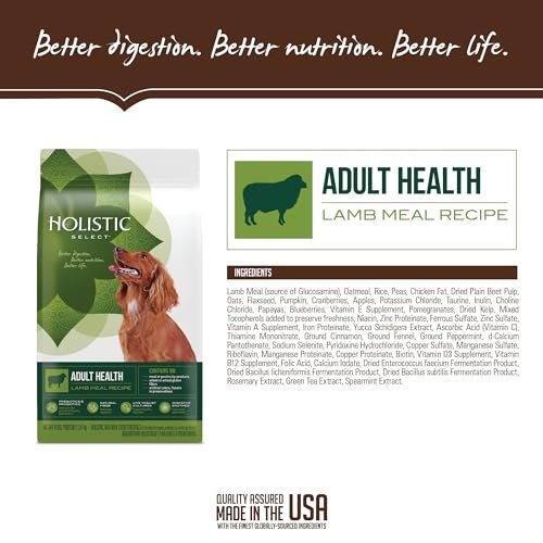 Holistic Select Lamb Meal Dry Dog Food, Natural Nutrition, 30 lb Bag - Image 4