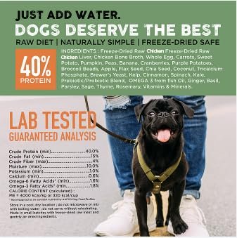 Nature's Diet Simply Raw Freeze-Dried Chicken Meal, 18 lbs Fresh Raw - Image 4