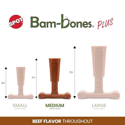 Durable Beef-Flavored Dog Chew Toy for Aggressive Chewers, 6" - Image 4