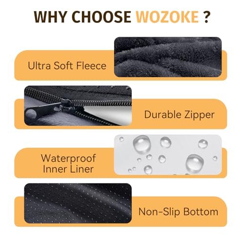 Orthopedic Waterproof Dog Bed - Washable Bolster Bed for Large Dogs - Image 6