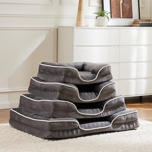 Orthopedic Memory Foam Dog Bed for Medium Pets, Washable & Waterproof - Image 6