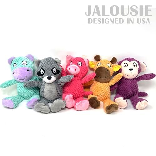 Jalousie Tough Squeaky Dog Toys - 5 Pack for Aggressive Chewers - Image 6