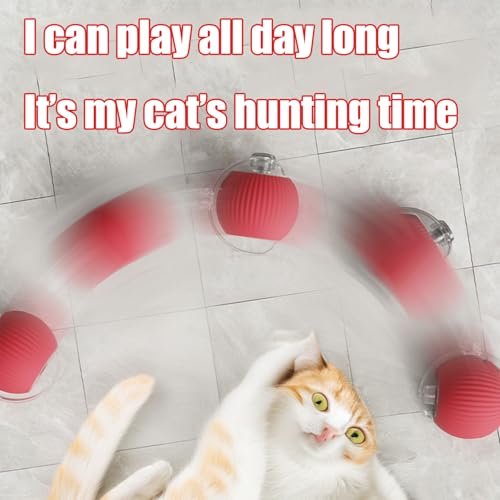 Jefuzh Smart Rolling Dog Ball – Interactive, 360° Auto-Moving Pet Toy - Image 4
