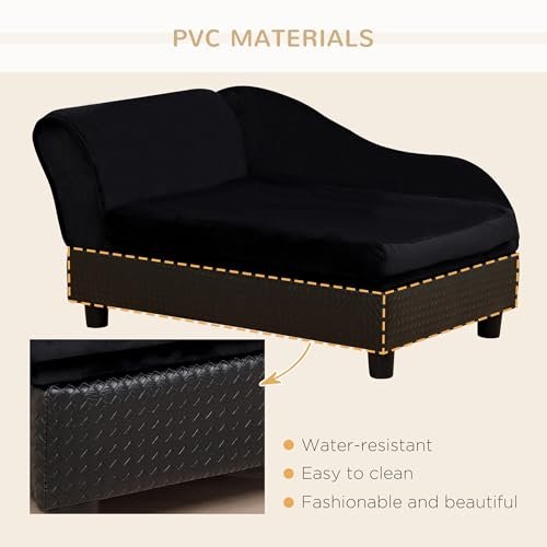 Luxury Dog Couch with Hidden Storage – Soft Foam Pet Sofa for Small Dogs - Image 9