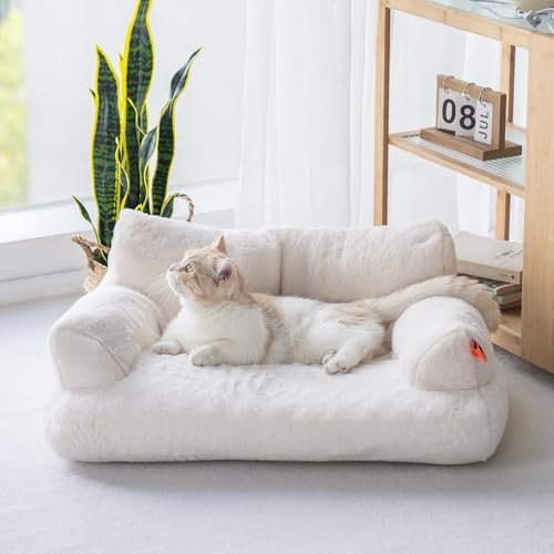Soft Washable Pet Bed for Cats & Small Dogs – Anti-Slip Calming Sofa - Image 2
