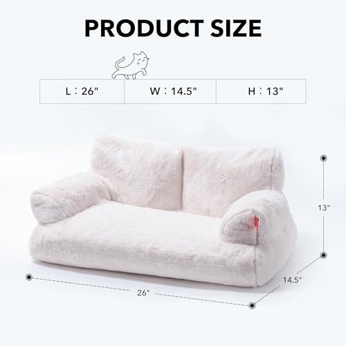 Soft Washable Pet Bed for Cats & Small Dogs – Anti-Slip Calming Sofa - Image 7