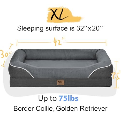 Orthopedic Washable Large Dog Bed - Waterproof, Non-Slip, Bolstered Sofa - Image 5